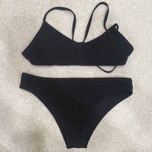 Black Women's Swim Bikini Set